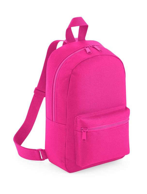 Mini Essential Fashion Backpack, fuchsia – Bagbase (1)