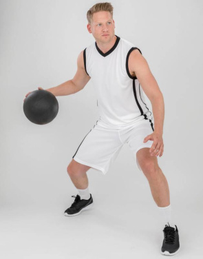 Men's Quick Dry Basketball Top, royal blue/white – Spiro (2)