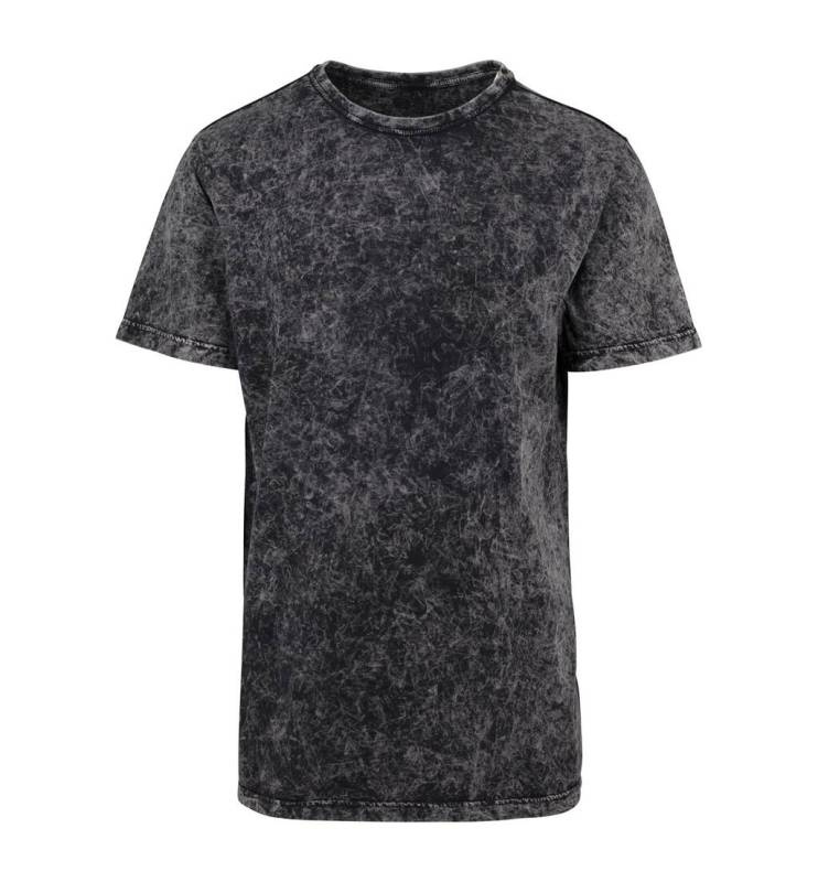 Acid Washed Tee, Dark Grey White – Build Your Brand (1)