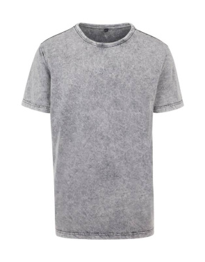 Acid Washed Tee, Dark Grey White – Build Your Brand (2)