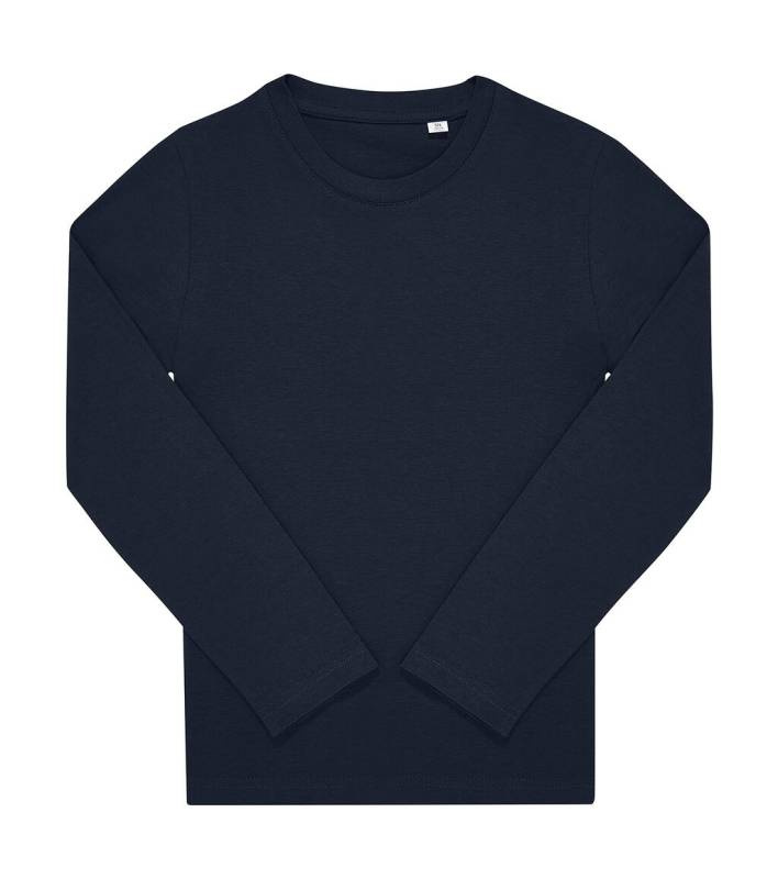 #E150 LSL T-Shirt /kids, navy – B&C (1)
