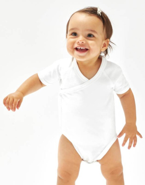 Baby Kimono Bodysuit, white – Babybugz (2)