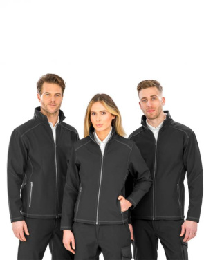 Women's Treble Stitch Softshell, black – Result Work-Guard (4)