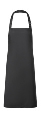 Salon Bib Apron with Buckle, black