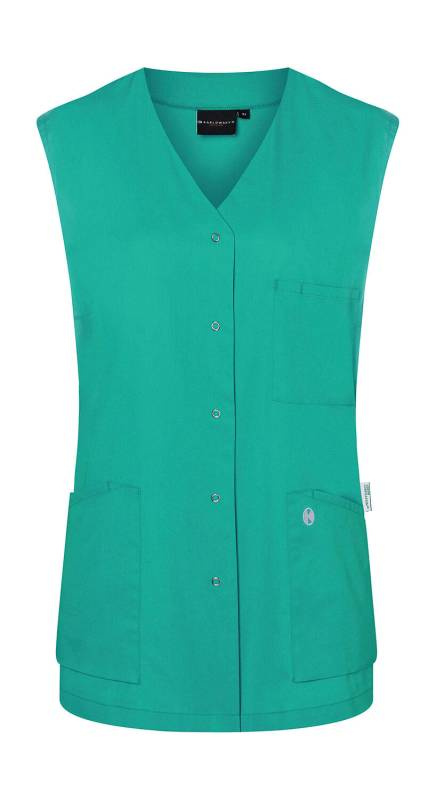 Sleeveless Ladies' Tunic Essential, Sage – Karlowsky (1)