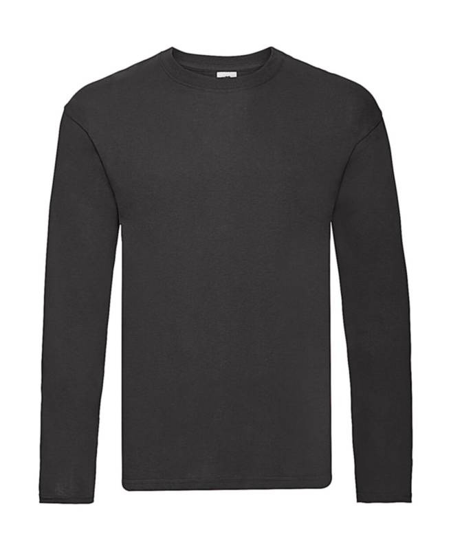 Original Long Sleeve T, black – Fruit of the Loom (1)
