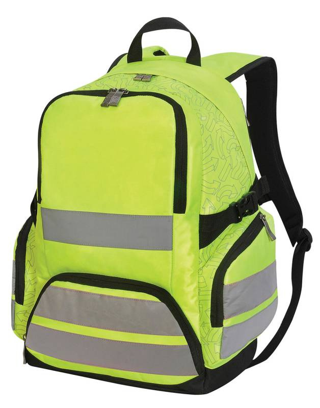 London Hi-Vis Backpack, Hi-Vis Yellow – Shugon (1)