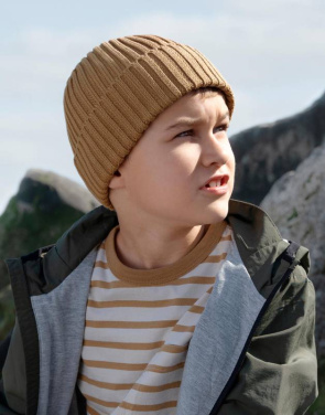Organic Cotton Kids Beanie, Dusty Green – Beechfield (4)
