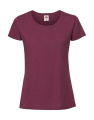 Ladies' Iconic 195 Ringspun Premium T, burgundy