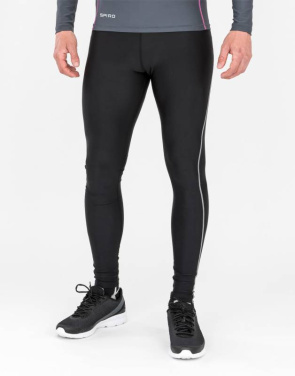 Men's Bodyfit Base Layer Leggings, black – Spiro (4)