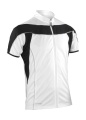 Bike Full Zip Top, white/black