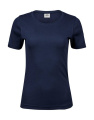 Ladies Interlock T-Shirt, navy
