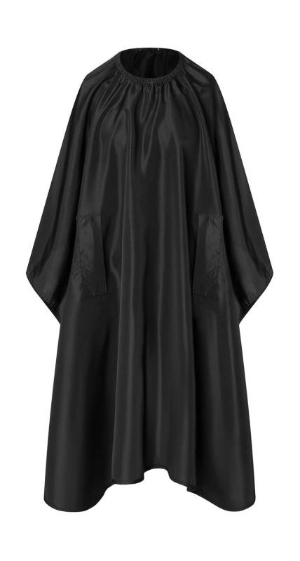 Salon Hairdresser's Cape with Hand Grips, black – Karlowsky (1)
