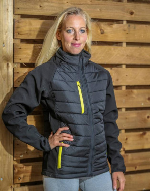 Compass Padded Softshell, black/red – Result Recycled (2)