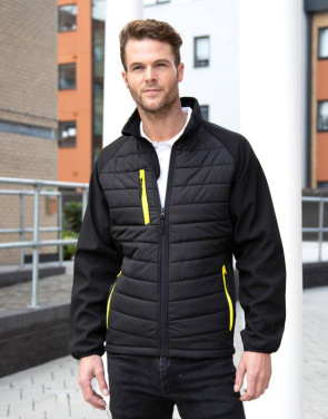 Compass Padded Softshell, Black/Lime – Result Recycled (3)