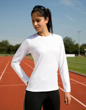 Ladies' Performance T-Shirt LS, black – Spiro (2)