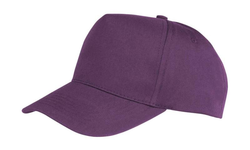 Boston 5-Panel Printers Cap, purple – Result Headwear (1)
