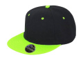 Bronx Original Flat Peak Dual Color, Black/Lime