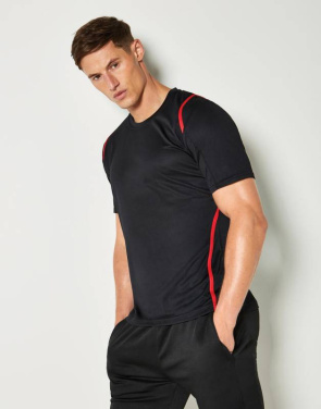 Regular Fit Cooltex® Contrast Tee, black/black – Kustom Kit (2)