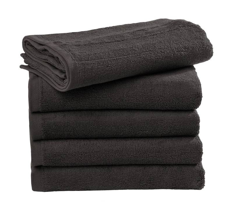 Ebro Face Cloth 30x30cm, Deep Black – SG Accessories - TOWELS (1)