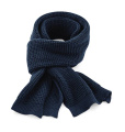 Classic Waffle Knit Scarf, French navy