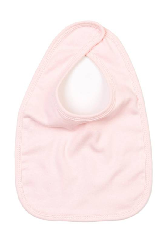 Baby Bib, Powder Pink – Babybugz (1)