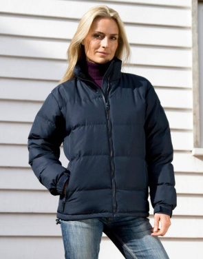 Lady Holkam Down Feel Jacket, black – Result Recycled (3)