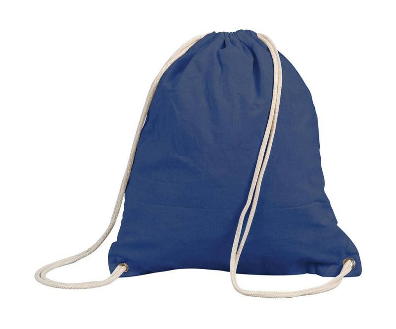 Stafford Cotton Drawstring Tote, navy – Shugon (1)