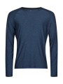 Long Sleeve CoolDry Tee, navy melange