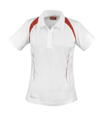 Lady Spiro Team Spirit Polo, white/red