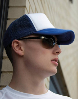 Detroit ½ Mesh Truckers Cap, navy/navy – Result Headwear (3)