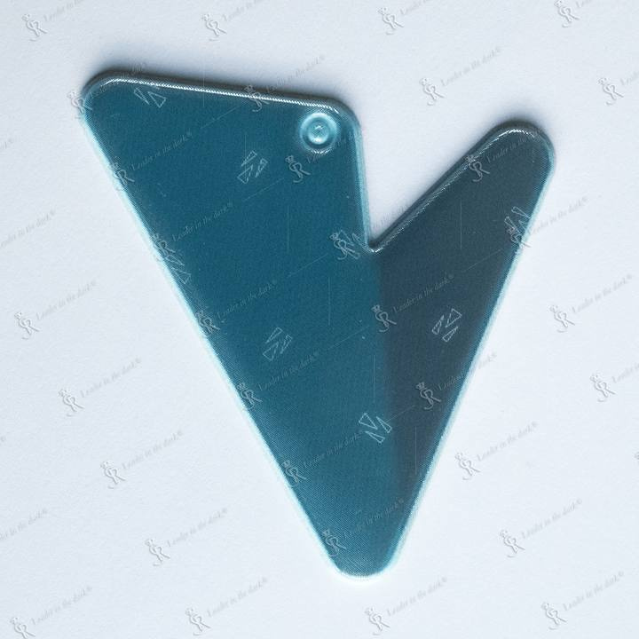 Soft reflector – Letter V | Softreflector – 1