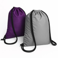 Reflective jogging bag, purple