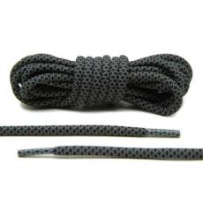 Reflective shoelaces, black