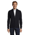 GORDON MEN ZIPPED CARDIGAN, Navy