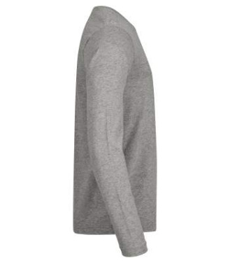 Premium Fashion-T L/S, Grey Melange – Clique (4)