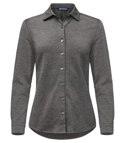 Advantage Shirt Women, Anthracite Melange - Cutter & Buck (1)