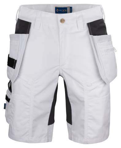 5537 SHORTS STRETCH, White – ProJob (1)