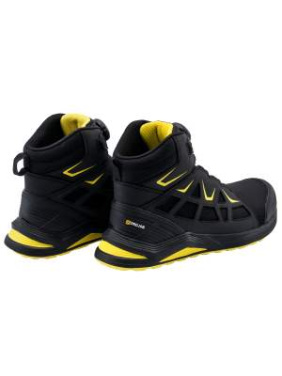 9517 ORYX WORKSHOE, MID CUT S3S, Black/Yellow – ProJob (3)