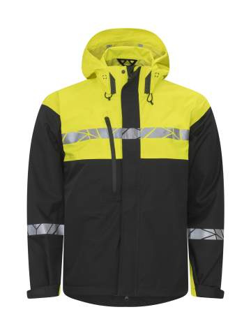 7414 SHELLJACKET 9910-VIZ, Black/Yellow - ProJob (1)