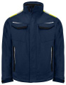 5438 PADDED JACKET COTTON, Navy/Yellow
