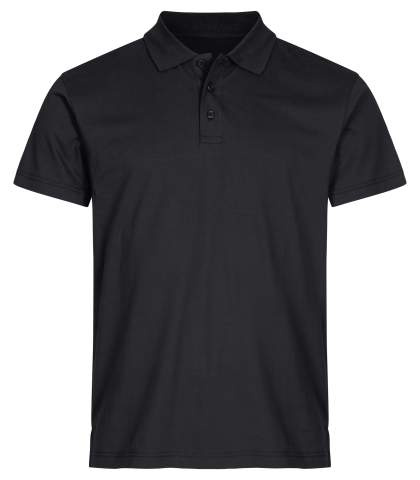 Single Jersey Polo, Black – Clique (1)