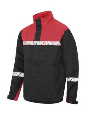 7416 WORKJACKET 9910-VIZ, Black/Red - ProJob (3)
