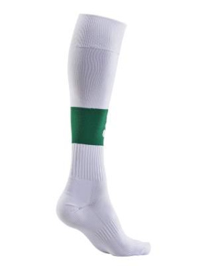 Squad Sock Contrast, White/Team Green – Craft (2)