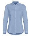 Stretch Shirt L/S Women, Light Blue