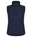 Classic Softshell Vest Women, Dark navy