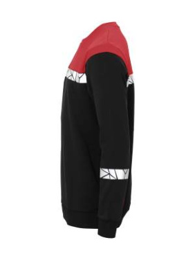 7101 SWEATSHIRT 9910-VIZ, Black/Red - ProJob (3)