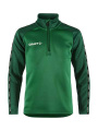 Squad 2.0 Half Zip Jr, Team Green-Ivy