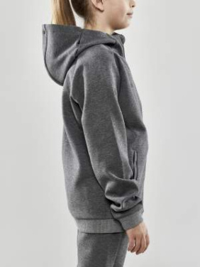 CORE Soul Full Zip Hood Jr, Dk Grey Melange - Craft (3)