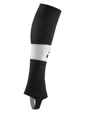 Pro Control Stripe W-O Foot Socks Senior, Black/White – Craft (2)